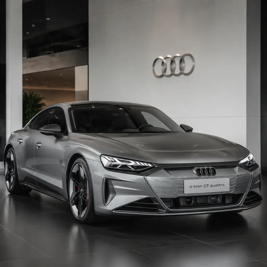Audi e-tron GT quattro main showroom image
