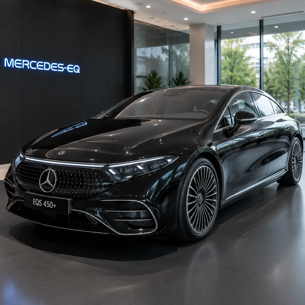Mercedes-Benz EQS 450+ main showroom image
